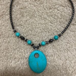 Turquoise Coral Necklace